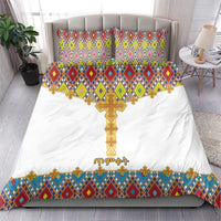 Ethiopian Epiphany Bedding Set Cross Mix Tilet Pattern - Wonder Print Shop