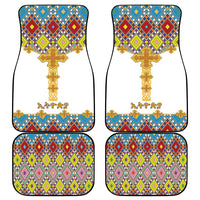 Ethiopian Epiphany Car Mats Cross Mix Tilet Pattern - Wonder Print Shop