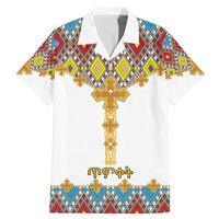 Ethiopian Epiphany Family Matching Mermaid Dress and Hawaiian Shirt Cross Mix Tilet Pattern - Wonder Print Shop