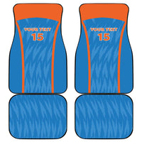 Custom India Cricket Car Mats Go Men in Blue - Wonder Print Shop