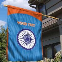 Custom India Cricket Garden Flag Go Men in Blue - Wonder Print Shop