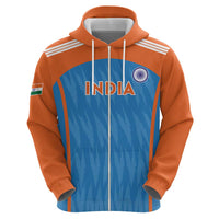 Custom India Cricket Hoodie Go Men in Blue - Wonder Print Shop