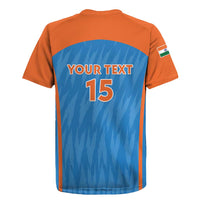 Custom India Cricket Rugby Jersey Go Men in Blue - Wonder Print Shop