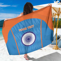 Custom India Cricket Sarong Go Men in Blue - Wonder Print Shop