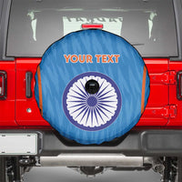 Custom India Cricket Spare Tire Cover Go Men in Blue - Wonder Print Shop