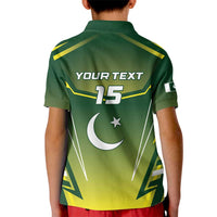 Custom Pakistan Cricket Kid Polo Shirt Go Shaheens - Wonder Print Shop
