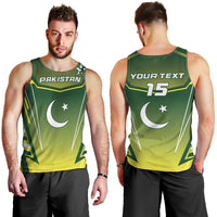 Custom Pakistan Cricket Men Tank Top Go Shaheens - Wonder Print Shop