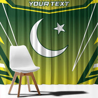 Custom Pakistan Cricket Window Curtain Go Shaheens - Wonder Print Shop