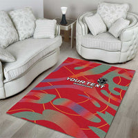 Custom Namibia Football Area Rug Go Namibia Warriors - Wonder Print Shop