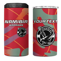 Custom Namibia Football 4 in 1 Can Cooler Tumbler Go Namibia Warriors - Wonder Print Shop