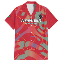 Custom Namibia Football Family Matching Off Shoulder Maxi Dress and Hawaiian Shirt Go Namibia Warriors - Wonder Print Shop