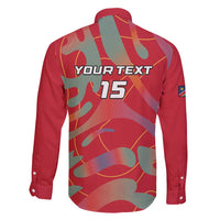 Custom Namibia Football Family Matching Short Sleeve Bodycon Dress and Hawaiian Shirt Go Namibia Warriors - Wonder Print Shop