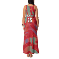 Custom Namibia Football Family Matching Tank Maxi Dress and Hawaiian Shirt Go Namibia Warriors - Wonder Print Shop