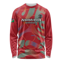 Custom Namibia Football Long Sleeve Shirt Go Namibia Warriors - Wonder Print Shop
