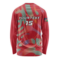 Custom Namibia Football Long Sleeve Shirt Go Namibia Warriors - Wonder Print Shop