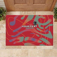 Custom Namibia Football Rubber Doormat Go Namibia Warriors - Wonder Print Shop