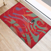 Custom Namibia Football Rubber Doormat Go Namibia Warriors - Wonder Print Shop
