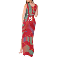 Custom Namibia Football Tank Maxi Dress Go Namibia Warriors - Wonder Print Shop