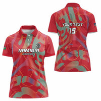 Custom Namibia Football Women Polo Shirt Go Namibia Warriors - Wonder Print Shop