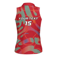 Custom Namibia Football Women Sleeveless Polo Shirt Go Namibia Warriors - Wonder Print Shop