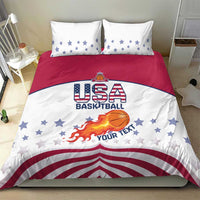 Custom United States Basketball Bedding Set Go Champions