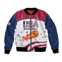 Custom United States Basketball Bomber Jacket Go Champions