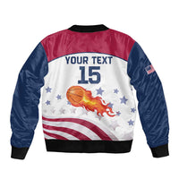 Custom United States Basketball Bomber Jacket Go Champions