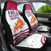 Custom United States Basketball Car Seat Cover Go Champions