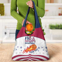 Custom United States Basketball Grocery Bag Go Champions