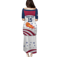 Custom United States Basketball Puletasi Go Champions