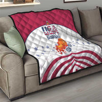 Custom United States Basketball Quilt Go Champions
