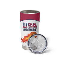 Custom United States Basketball Tumbler Cup Go Champions