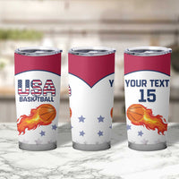 Custom United States Basketball Tumbler Cup Go Champions