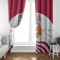 Custom United States Basketball Window Curtain Go Champions