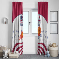 Custom United States Basketball Window Curtain Go Champions