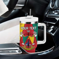 Personalised Cameroon National Day Tumbler With Handle Coat Of Arms With Lion