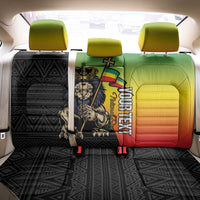 Personalized Ethiopia National Day Back Car Seat Cover Lion Of Judah African Pattern