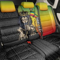 Personalized Ethiopia National Day Back Car Seat Cover Lion Of Judah African Pattern