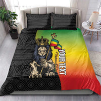 Personalized Ethiopia National Day Bedding Set Lion Of Judah African Pattern