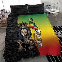 Personalized Ethiopia National Day Bedding Set Lion Of Judah African Pattern