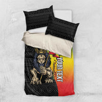 Personalized Ethiopia National Day Bedding Set Lion Of Judah African Pattern