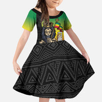 Personalized Ethiopia National Day Family Matching Off Shoulder Maxi Dress and Hawaiian Shirt Lion Of Judah African Pattern