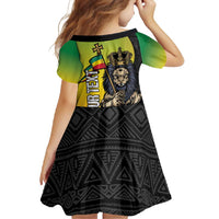 Personalized Ethiopia National Day Family Matching Off Shoulder Maxi Dress and Hawaiian Shirt Lion Of Judah African Pattern