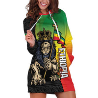 Personalized Ethiopia National Day Hoodie Dress Lion Of Judah African Pattern