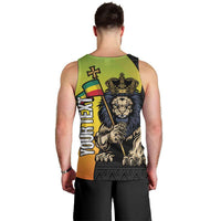 Personalized Ethiopia National Day Men Tank Top Lion Of Judah African Pattern
