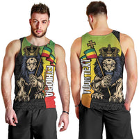Personalized Ethiopia National Day Men Tank Top Lion Of Judah African Pattern