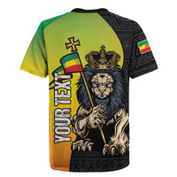 Personalized Ethiopia National Day Rugby Jersey Lion Of Judah African Pattern