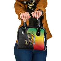 Personalized Ethiopia National Day Shoulder Handbag Lion Of Judah African Pattern