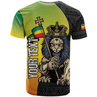 Personalized Ethiopia National Day T Shirt Lion Of Judah African Pattern