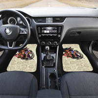 Kentucky Horse Racing Car Mats Black Derby Lady Cream Roses